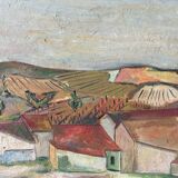 Signed landscape
