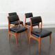 Lot de 4 chaises style scandinave