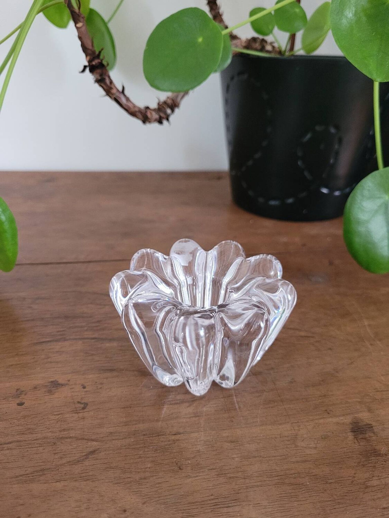 Bougeoir en cristal n°1