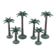 Set of brass candle holders