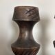 Wooden candle holders