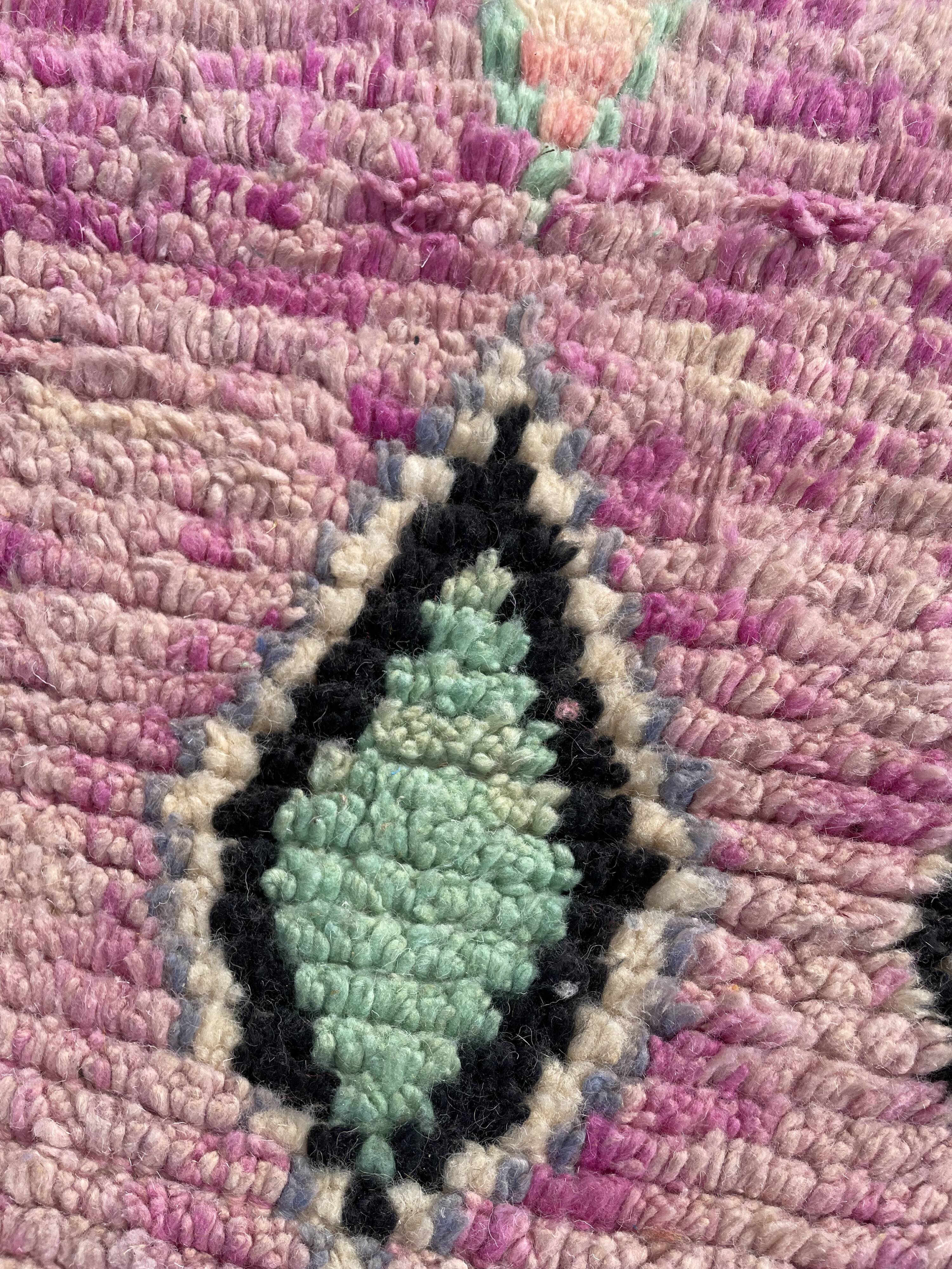 Carpet berbere corridor boujaad, 70x320 cm