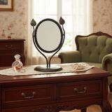 Hand Forged Iron Tabletop Vanity Mirror (55cm)