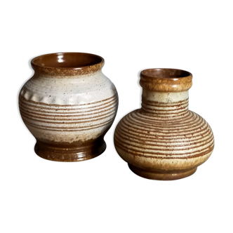 Duo de vases céramique vintages