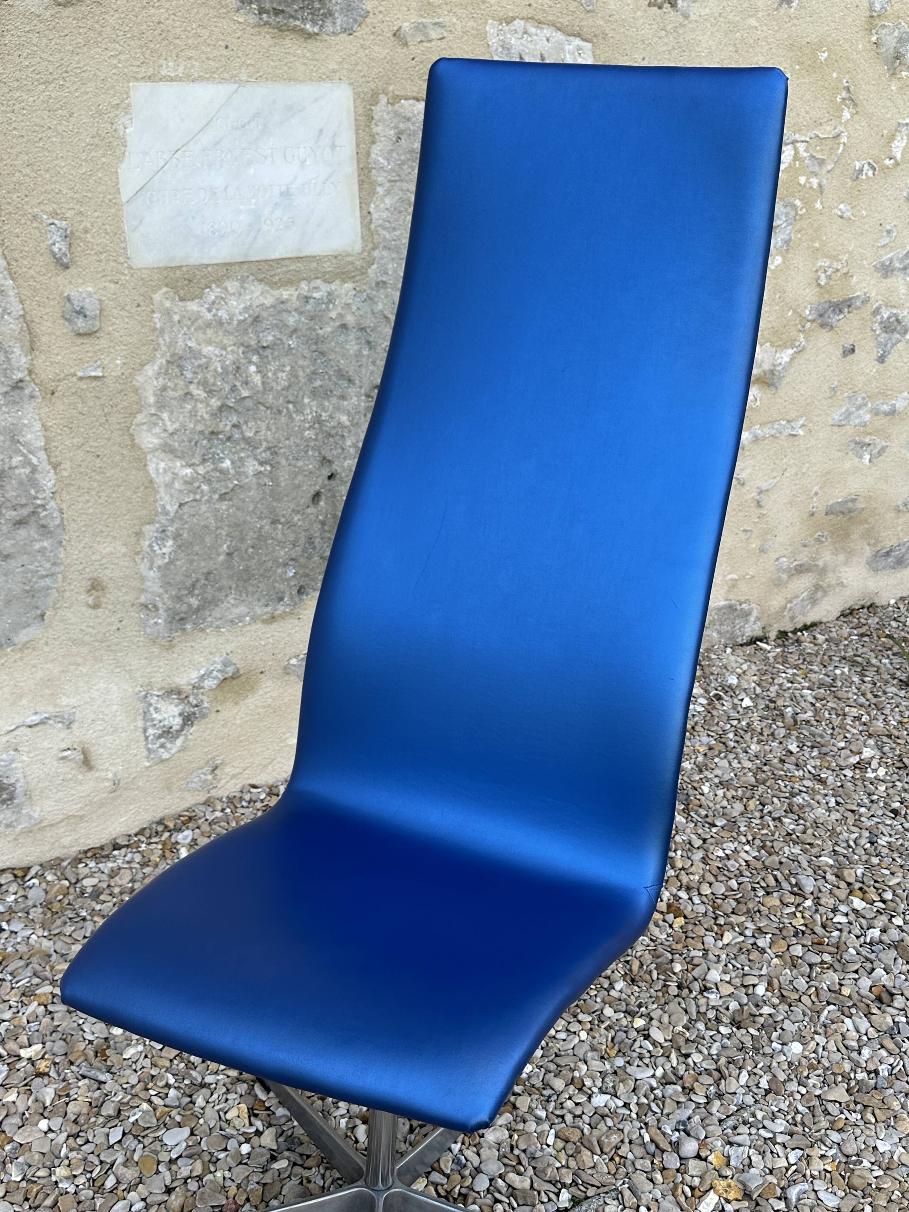 Chaise haute Oxford mod 316 arne jacobsen design années 70