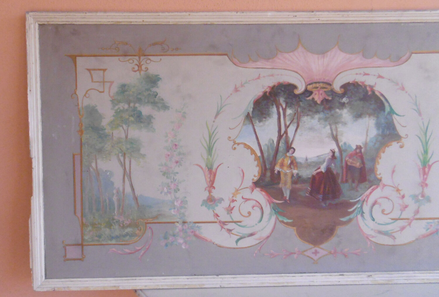 Painting oil scene venitienne - debut xxeme - signed emile roy