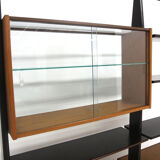 Scandinavian "Double" bookshelf in teak, Sweden, 1950.