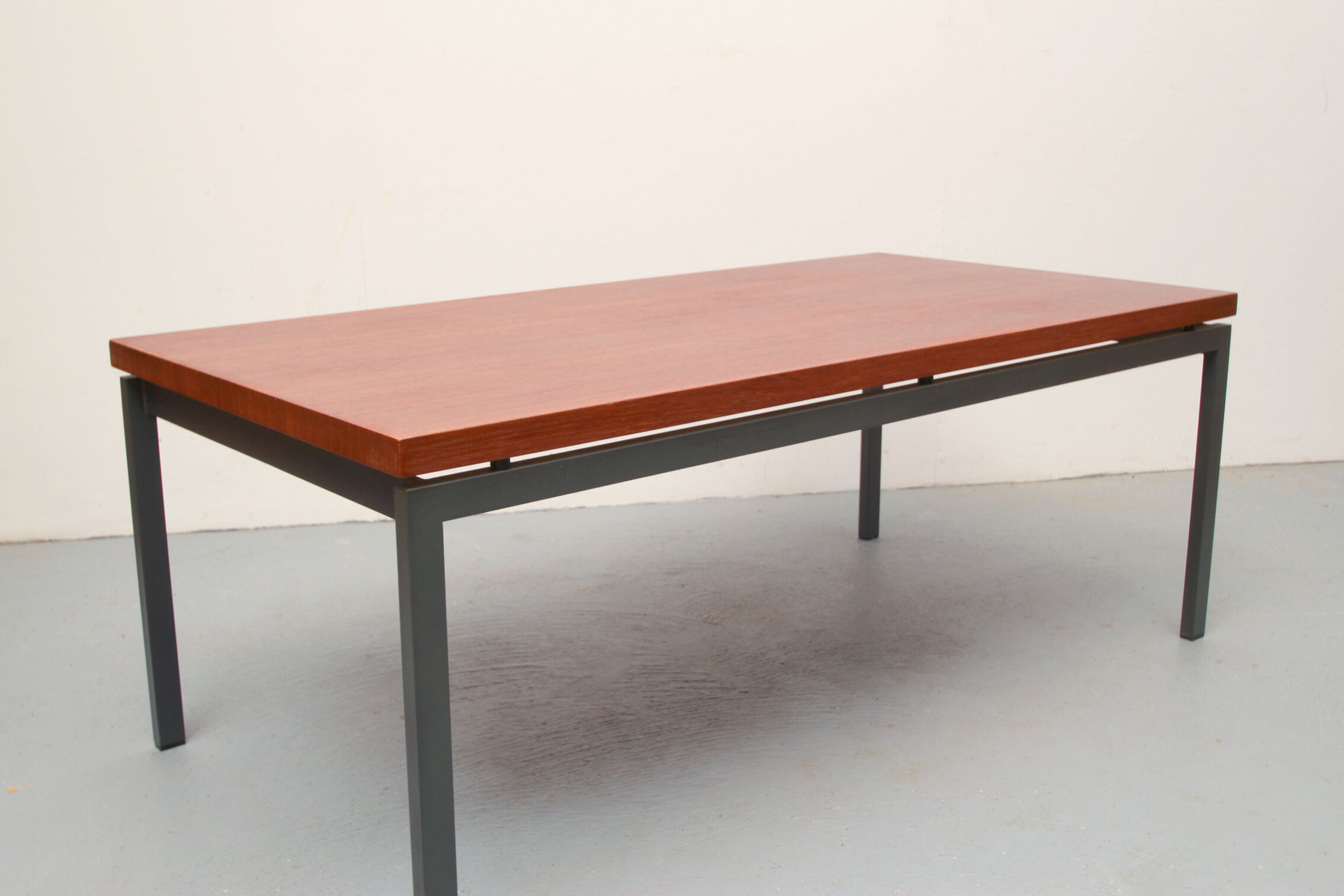 1960s coffeetable in teak and metal