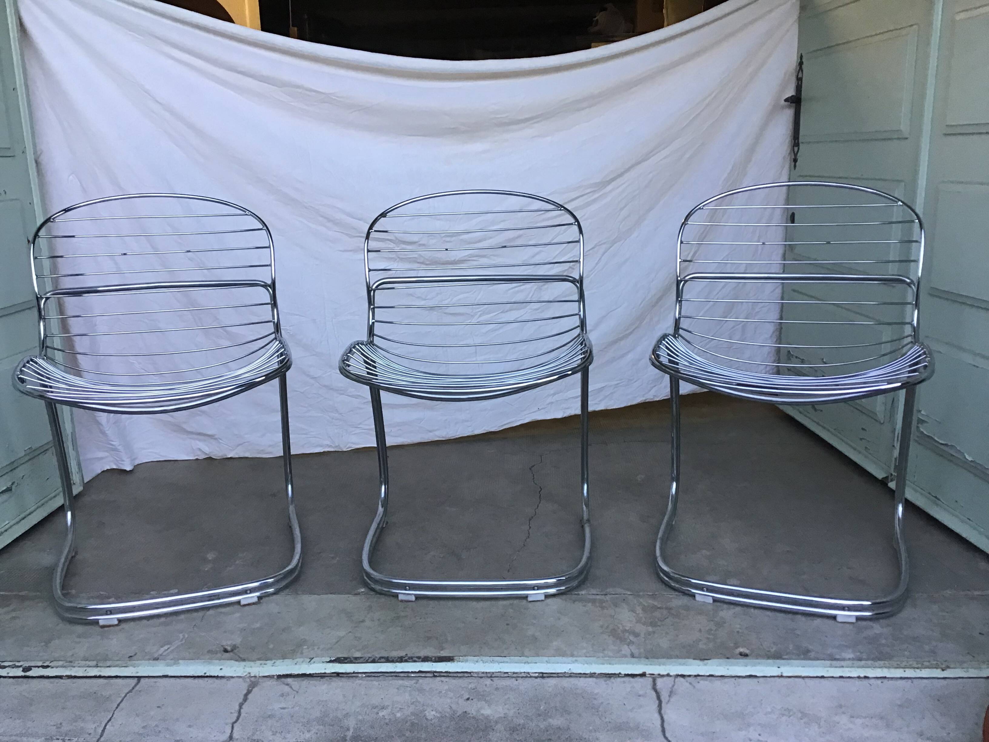 Lot de 3 chaises Sabrina Gastone Rinaldi