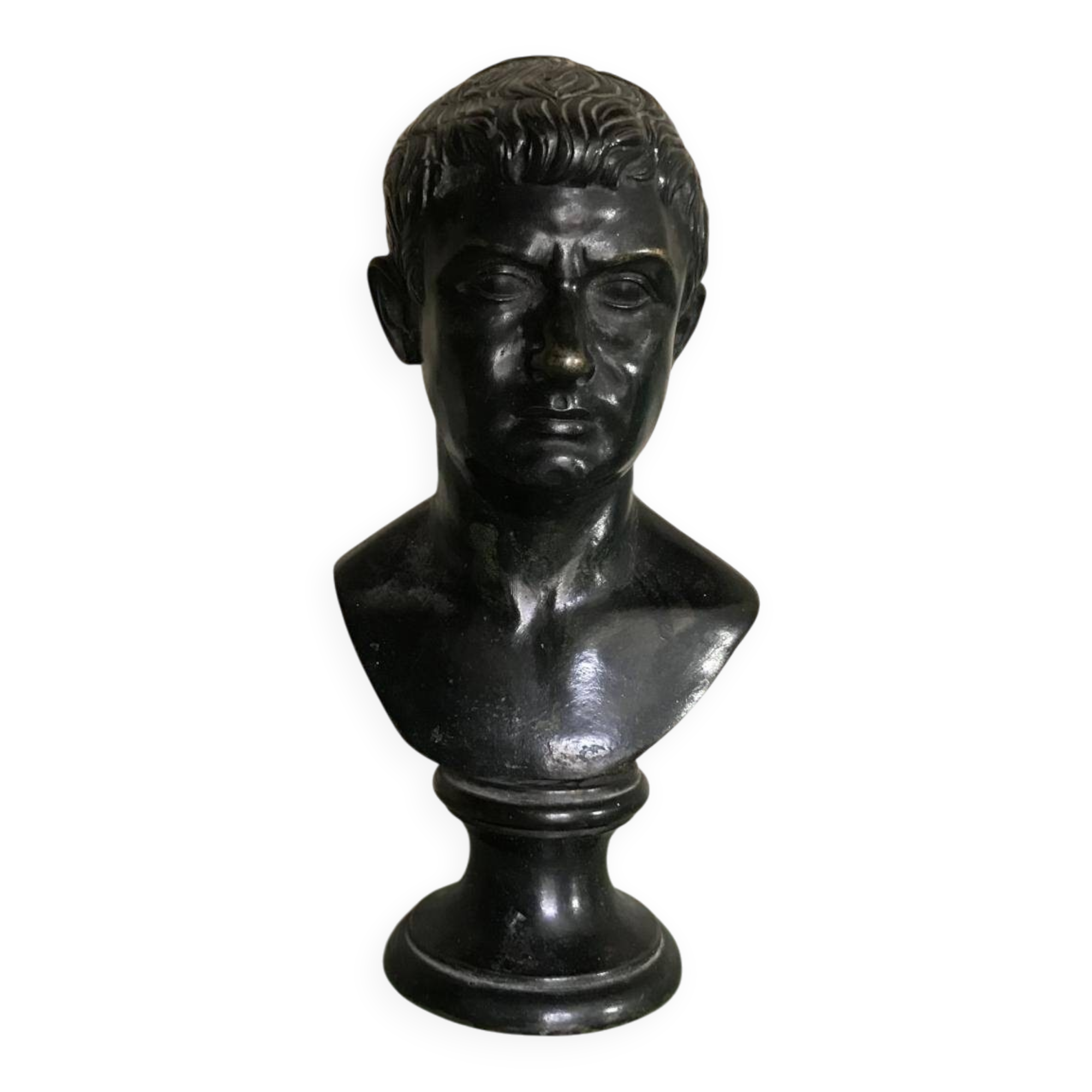 Buste masculin en bronze dans le goût de l’antique