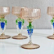 Art Deco Glass Set by Bimini – Designed by Fritz Lampl, 1920s