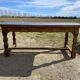 Rustic farmhouse table