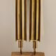 Pair of Swedish Brass sconces by Pierre Forsell for Skultuna " Reflex"