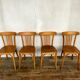 Wooden chairs bistrot