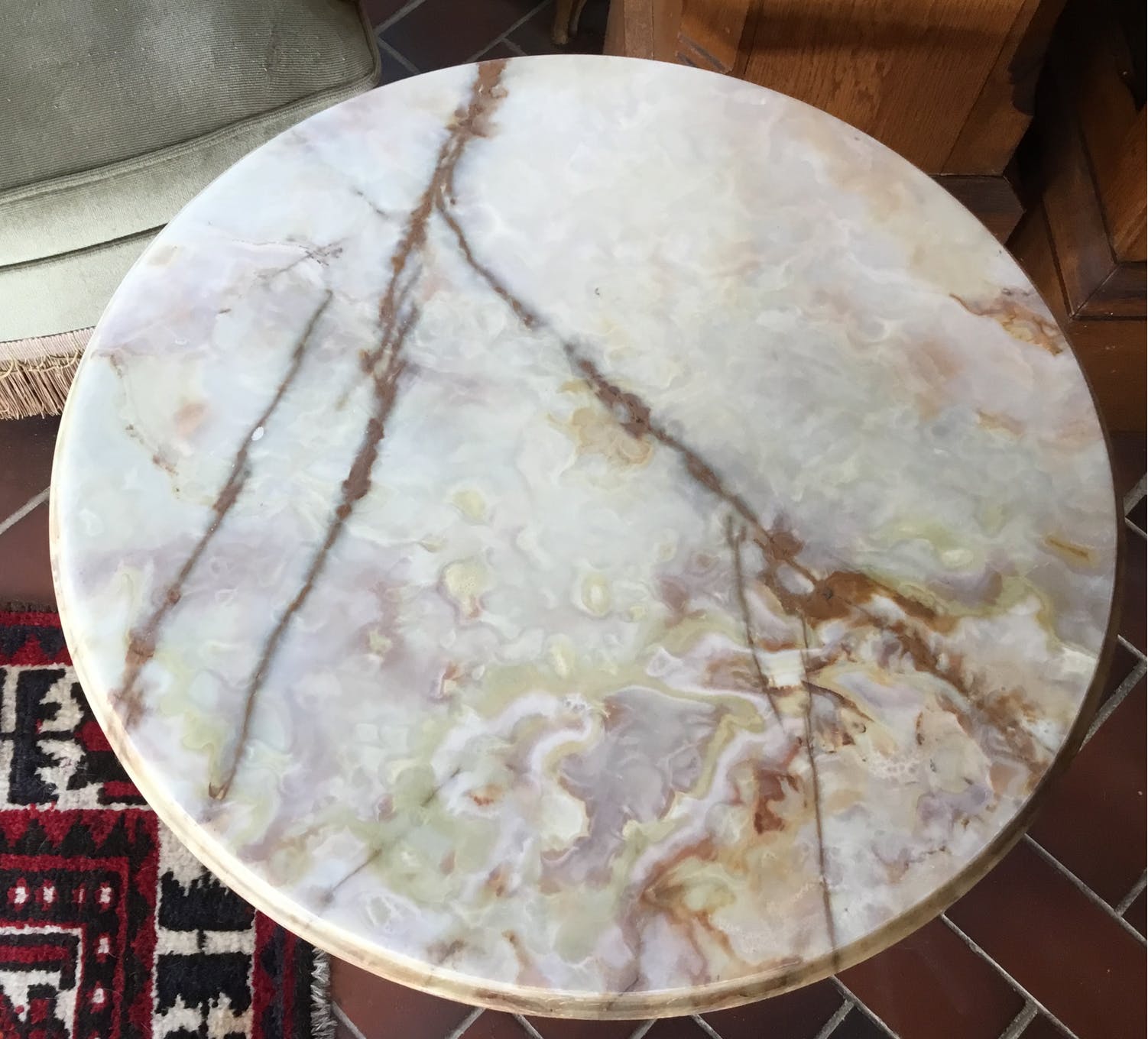 Marble coffee table