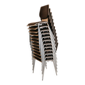Carlo Ratti Ensemble de Bureau 12 Chaises Design Moderniste Années 70