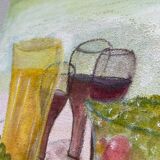 Tableau nature morte sur toile