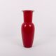 Opalino red vase by Venini