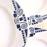 5 plates dessert Art Deco