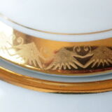 Limoges porcelain sugar signed A.Blin vintage Vierzon decoration