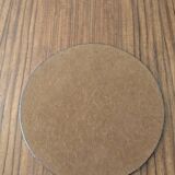 Vintage round beveled mirror