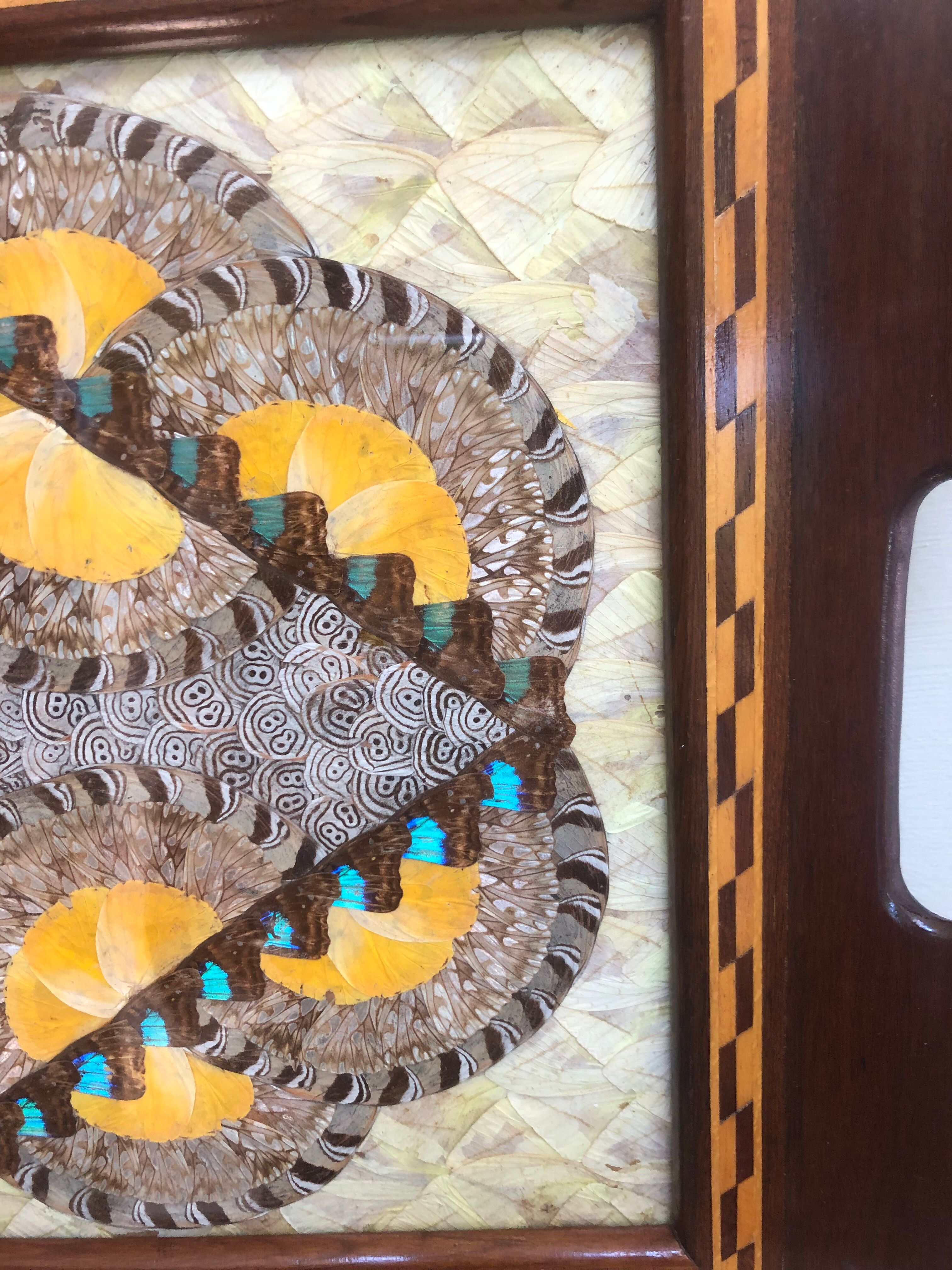 Art Deco butterfly tray