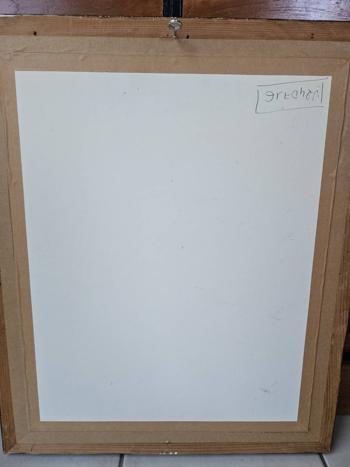 Symbolist watercolour in a beautiful frame