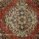 One-of-a-kind turkish handwoven vintage rug - rustic vintage charm 315x 96