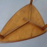 Mid-Century Triangular Teak Side Table, 1960s