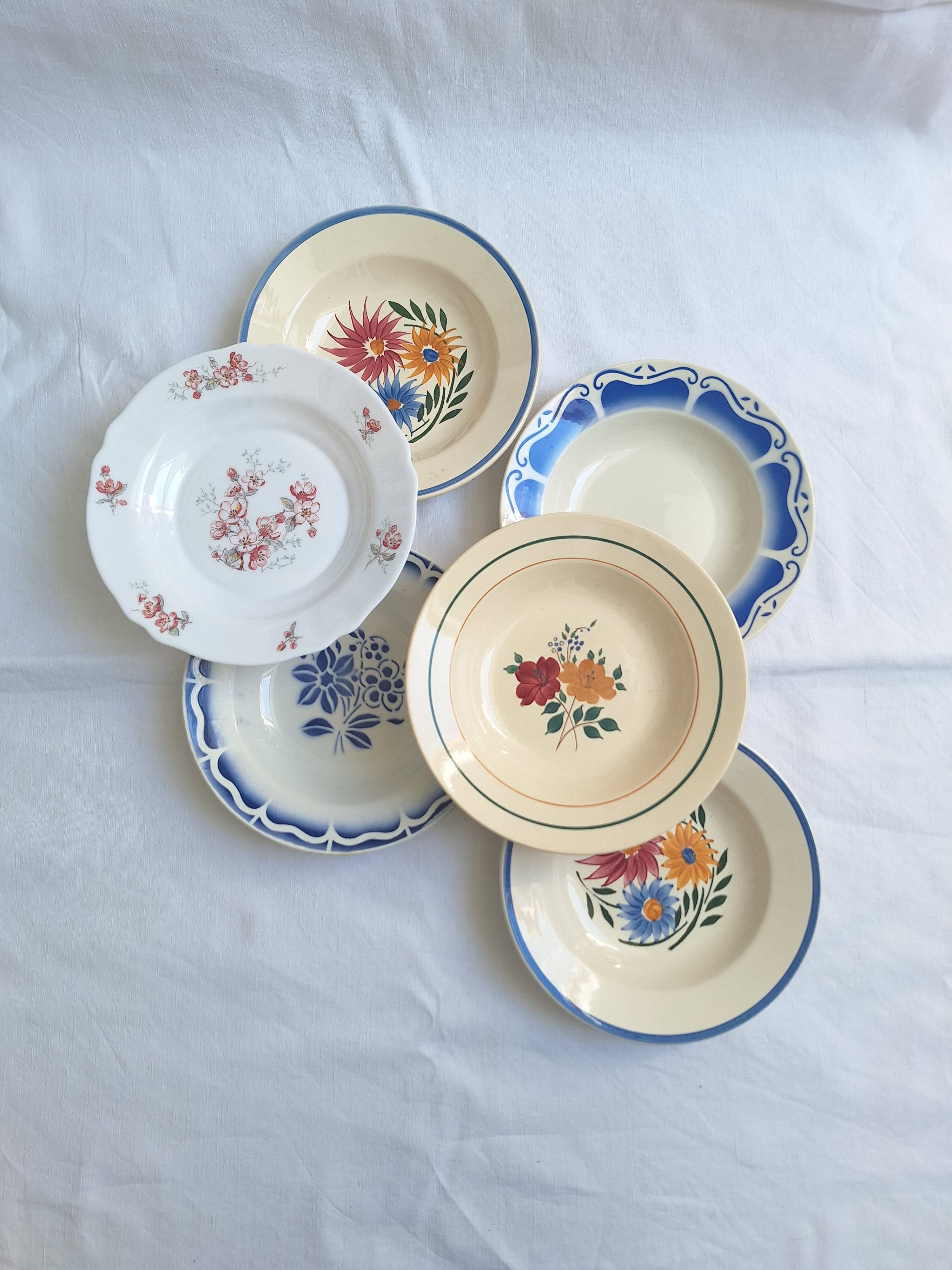 Vintage soup plates