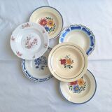 Vintage soup plates