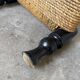 Small low stool or footrest DLC Audoux Minet