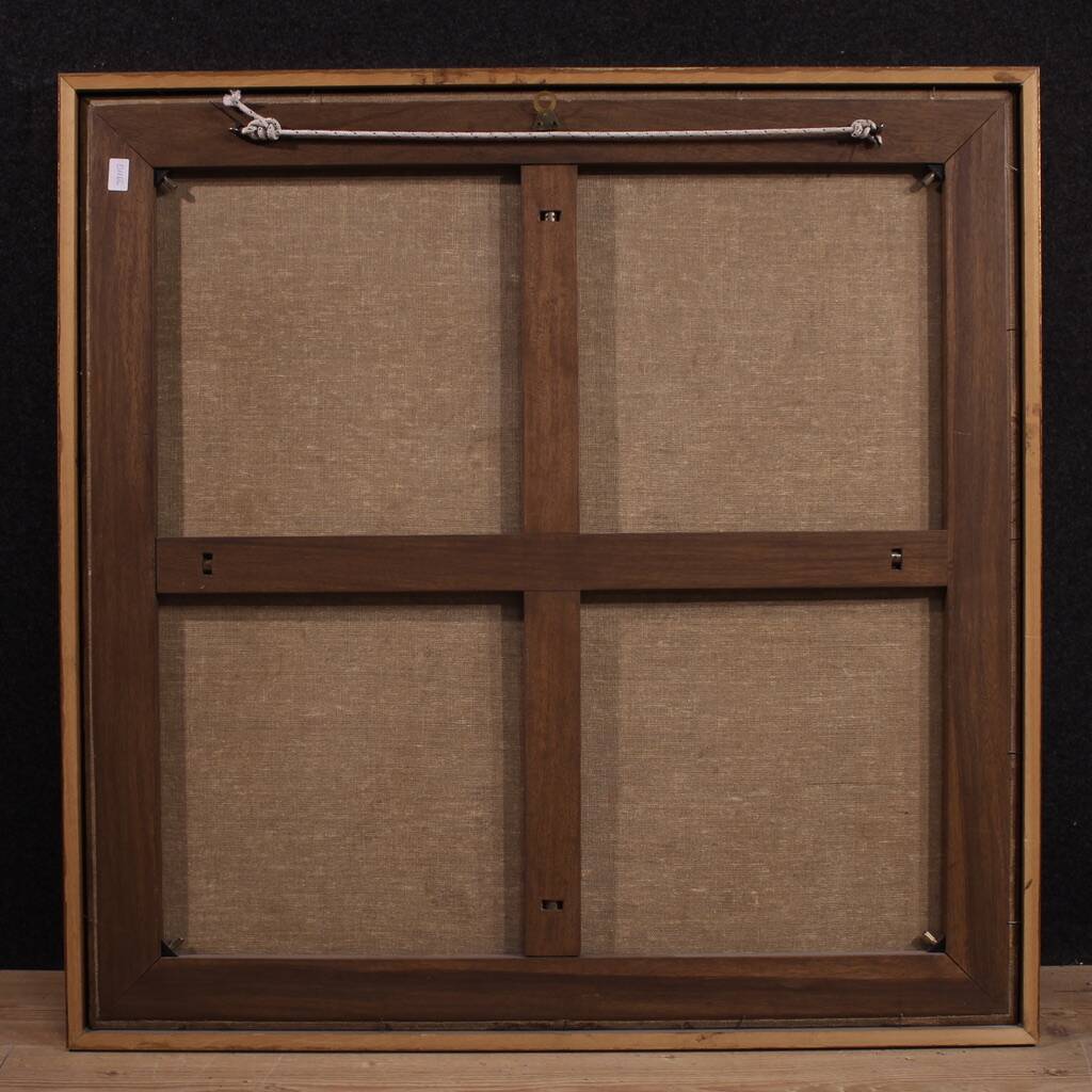 Antique French landscape painting from the 18th century