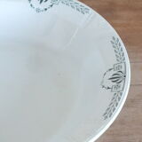 Plat creux en Terre de Fer Gien service Clara