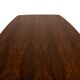 Dining table in palisander veneer with semi-matt lacquer finish
