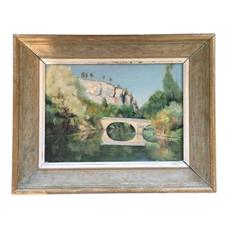 Provencal landscape painting