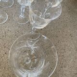 8 crystal wine glasses