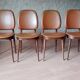 4 Baumann chairs model Pégase, 1960