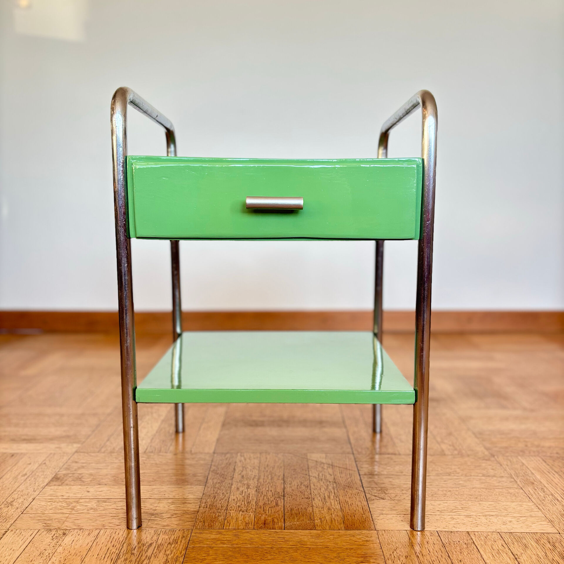 Functionalist bedside table