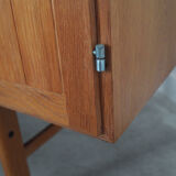 Enfilade en frêne, design danois, années 1970, Danemark