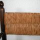 Banc en paille
