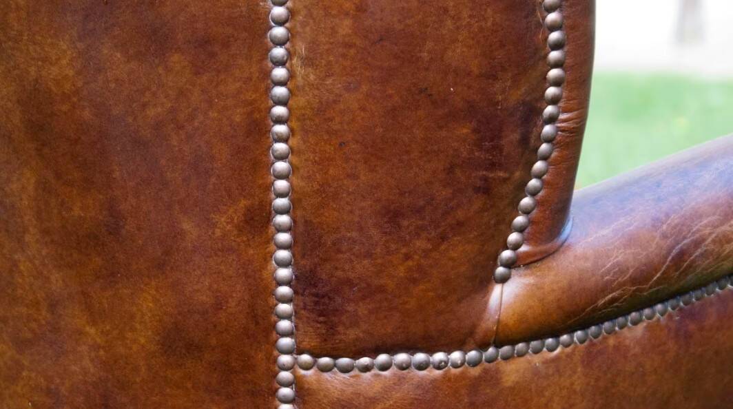 Fauteuil club en cuir