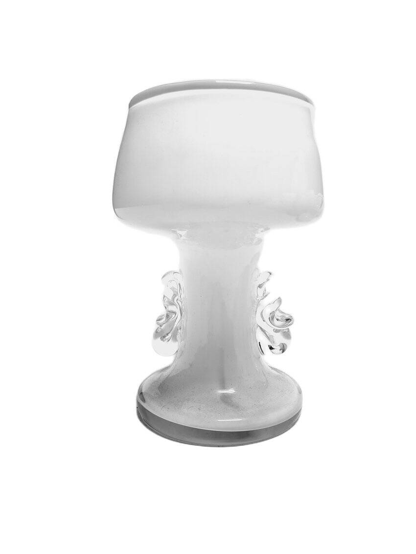 Vintage Polish glass vase from HSG Tarnowiec, 1970s