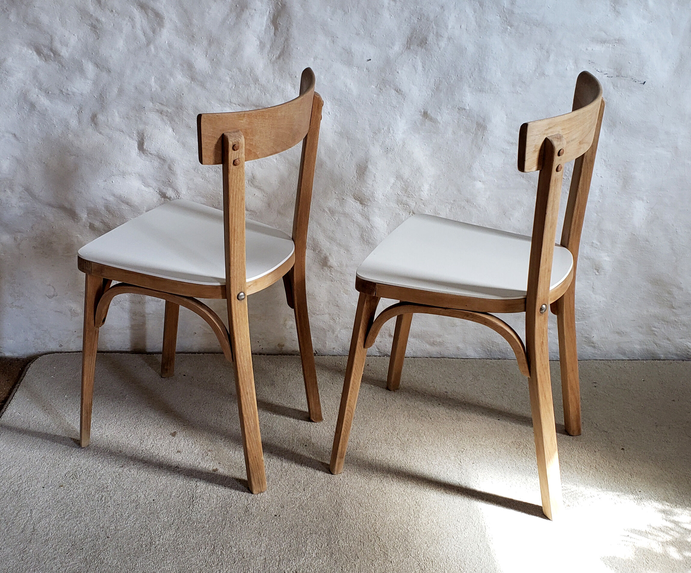 Pair of bistro chairs