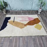 Handmade Berber rug in pure wool 2.5x1.5 m