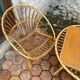 Vintage rattan lounge