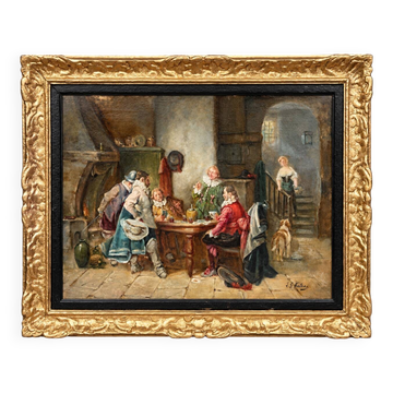 Luigi Giorgio Baldero (1840–1910) "Musketeers" .