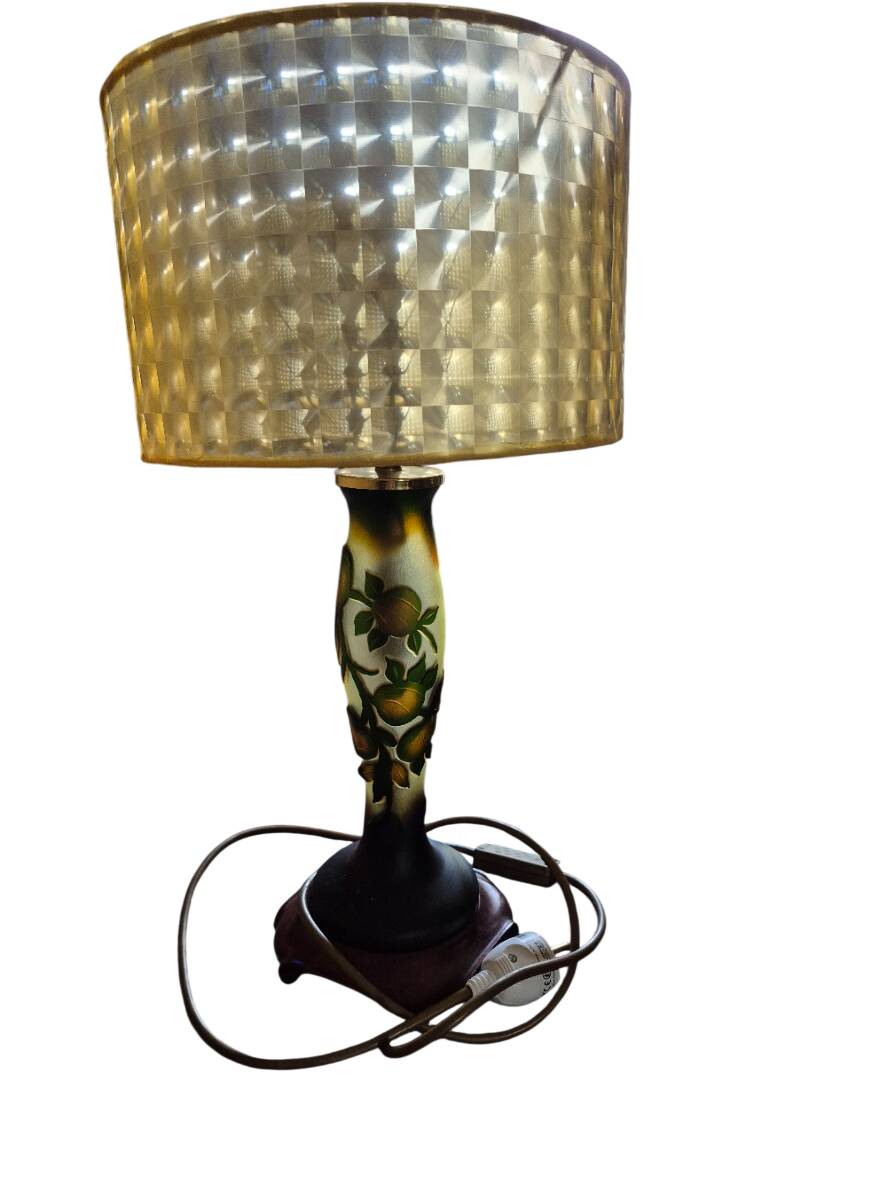 lampe dégagé a l'acide signé Devianne 1950