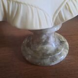 Bust woman on pedestal