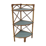 Corner Wicker shelf